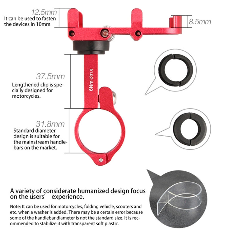 Durable Aluminum Bike Phone Mount Holder