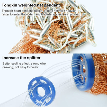 Portable 360 Degree Fishing Casting Net