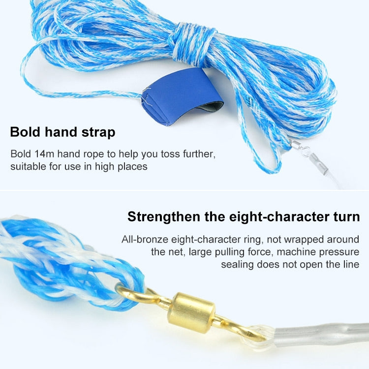 Portable 360 Degree Fishing Casting Net