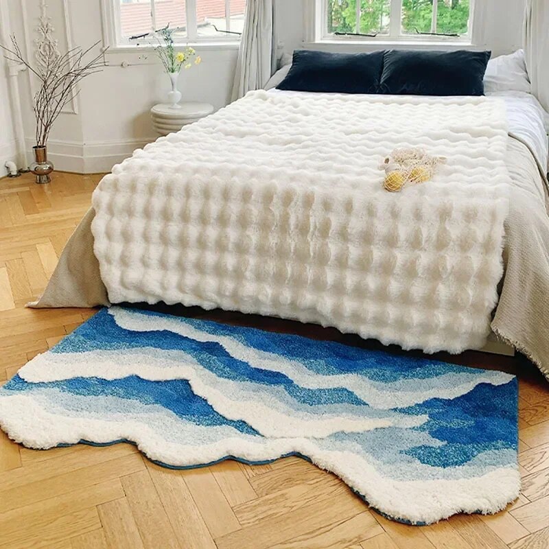 Coastal Blue Area Rug - Cofik