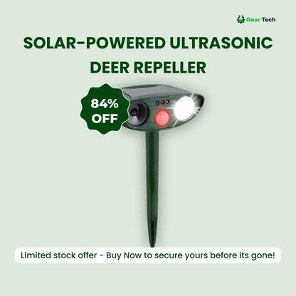 Outdoor Solar Deer Repellent for Yard Protection