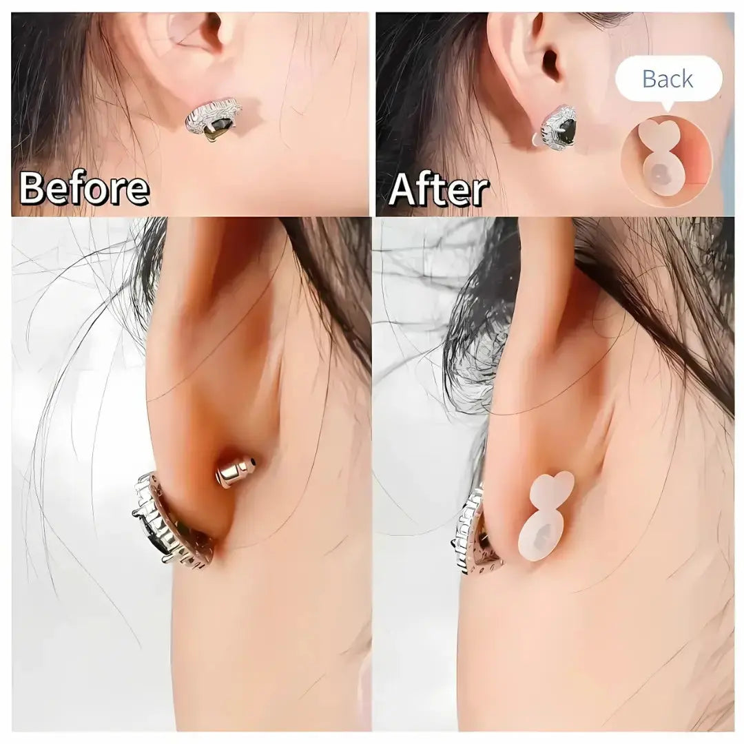 Comfort Earring Backs - Secure Hold For Heavy Earrings - Cofik