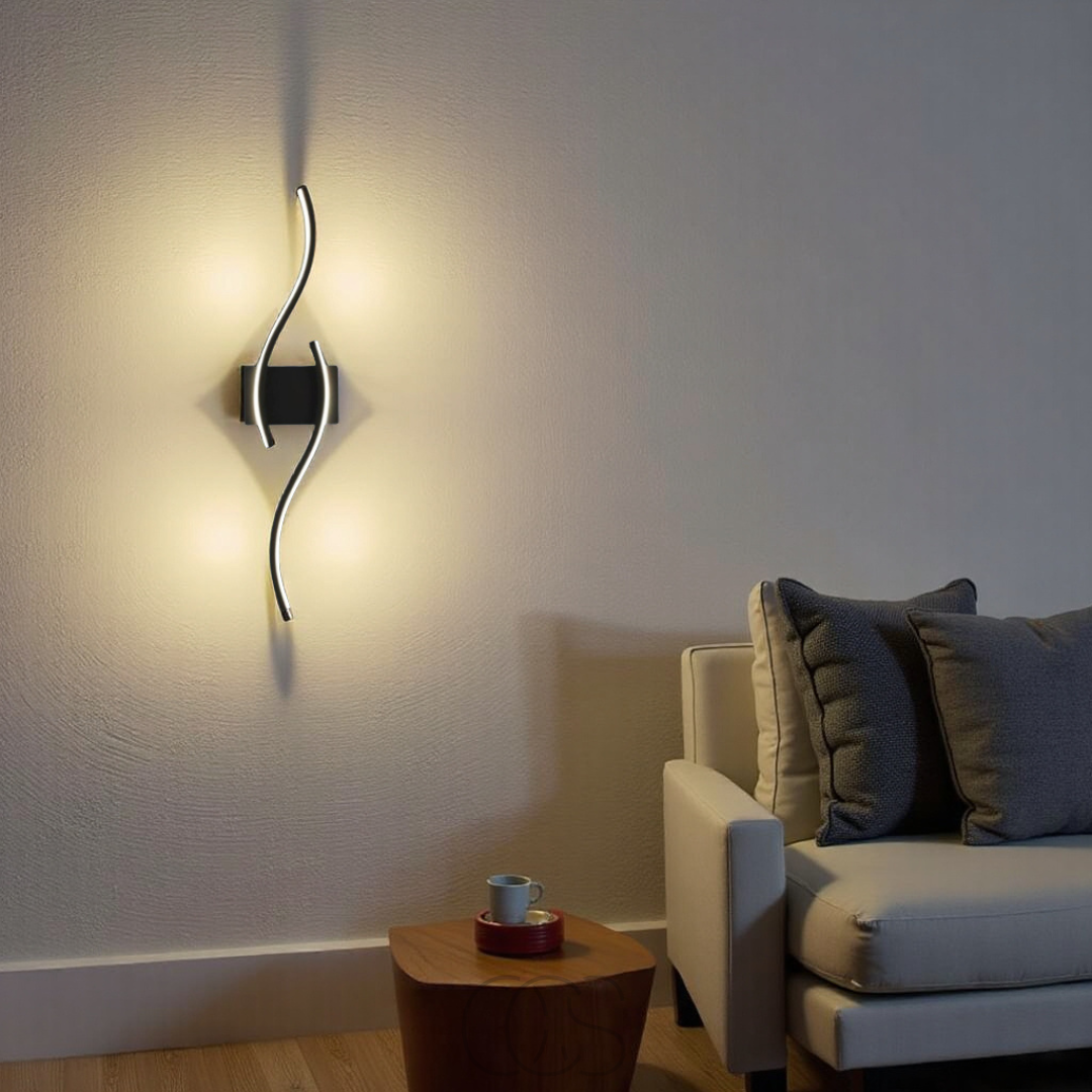 Smart Wireless Black LED Light Fixture