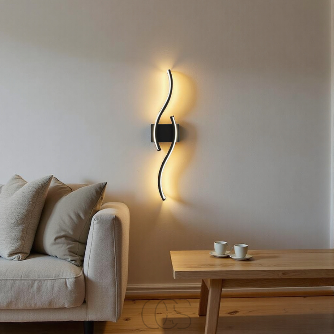 Smart Wireless Black LED Light Fixture