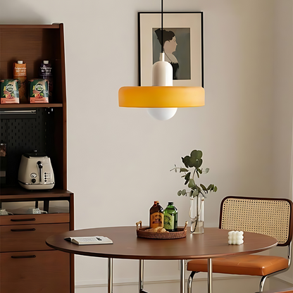 Elegant Metal Glass Pendant Light