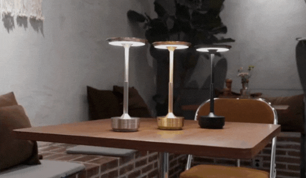 Sleek Touch Table Lamp with Color Changing LED Light