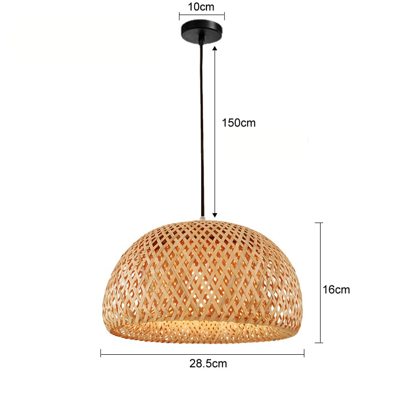 Natural Bamboo Hanging Light - Cofik