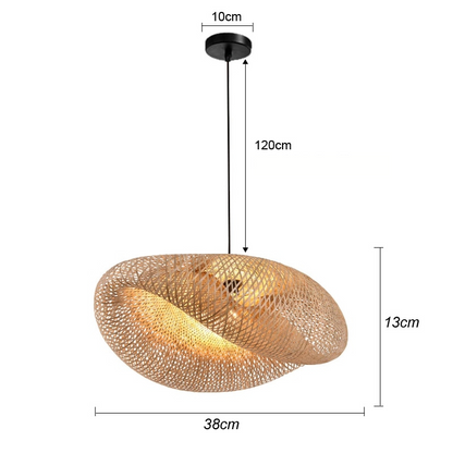 Natural Bamboo Hanging Light