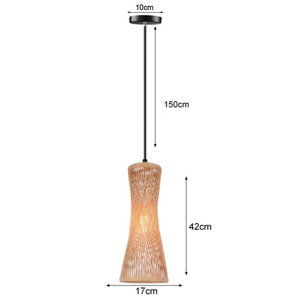Natural Bamboo Hanging Light