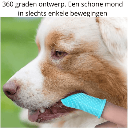 Easy Pet Dental Care Silicone Finger Brush