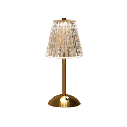Classic Glass Table Lamp with Chic Glow