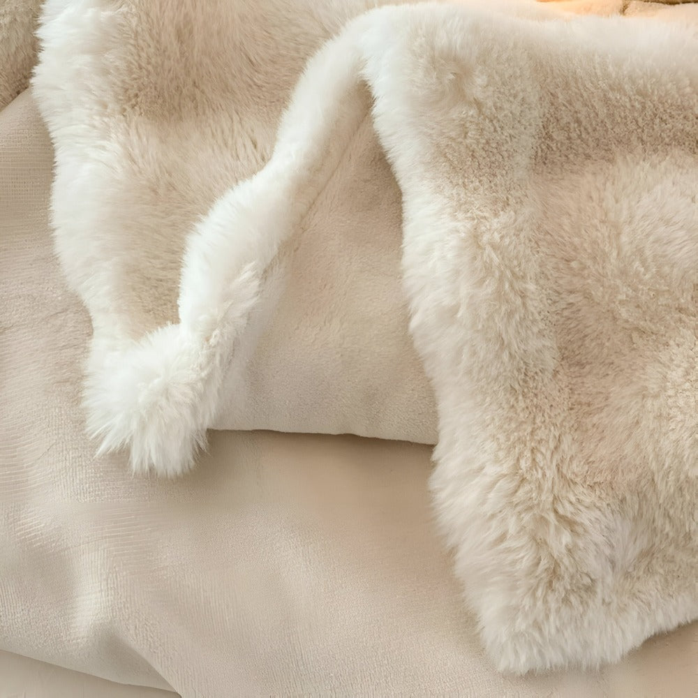 Cozy Plush Faux Fur Throw Blanket - Cofik