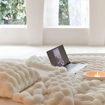 Cozy Plush Faux Fur Throw Blanket