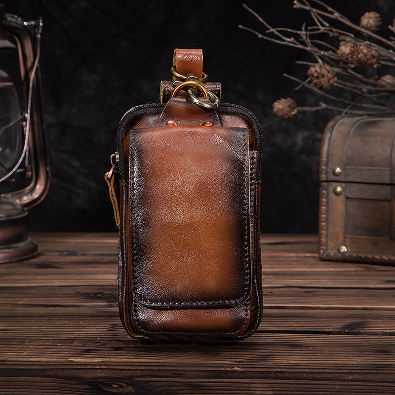 Stylish Leather Belt Bag for Men