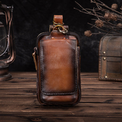 Stylish Leather Belt Bag for Men