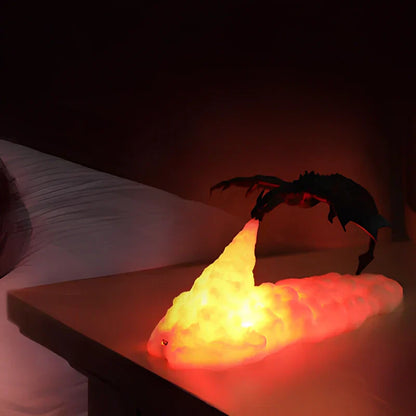Colorful Dragon Fire Desk Lamp