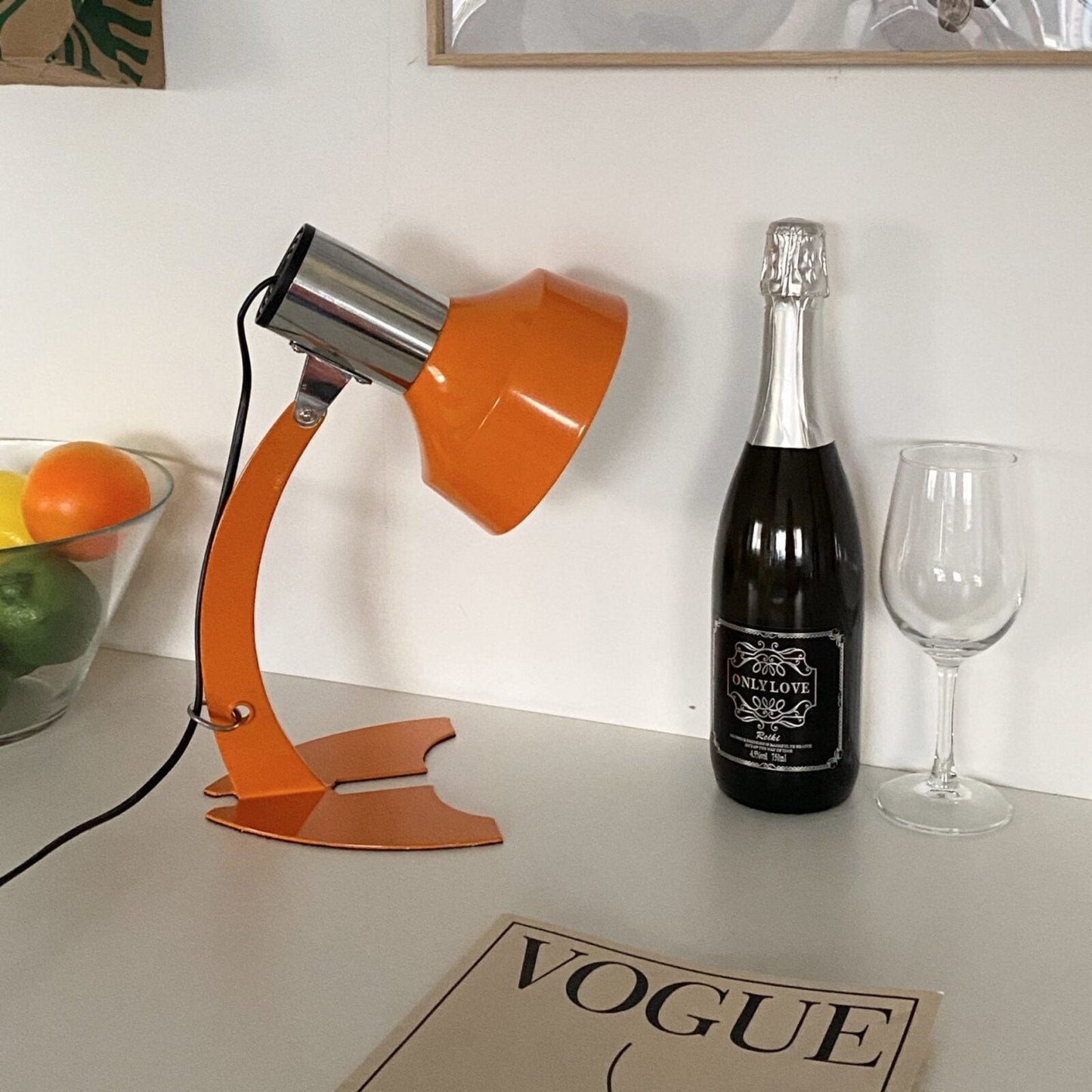 Vibrant Yellow Desk Lamp