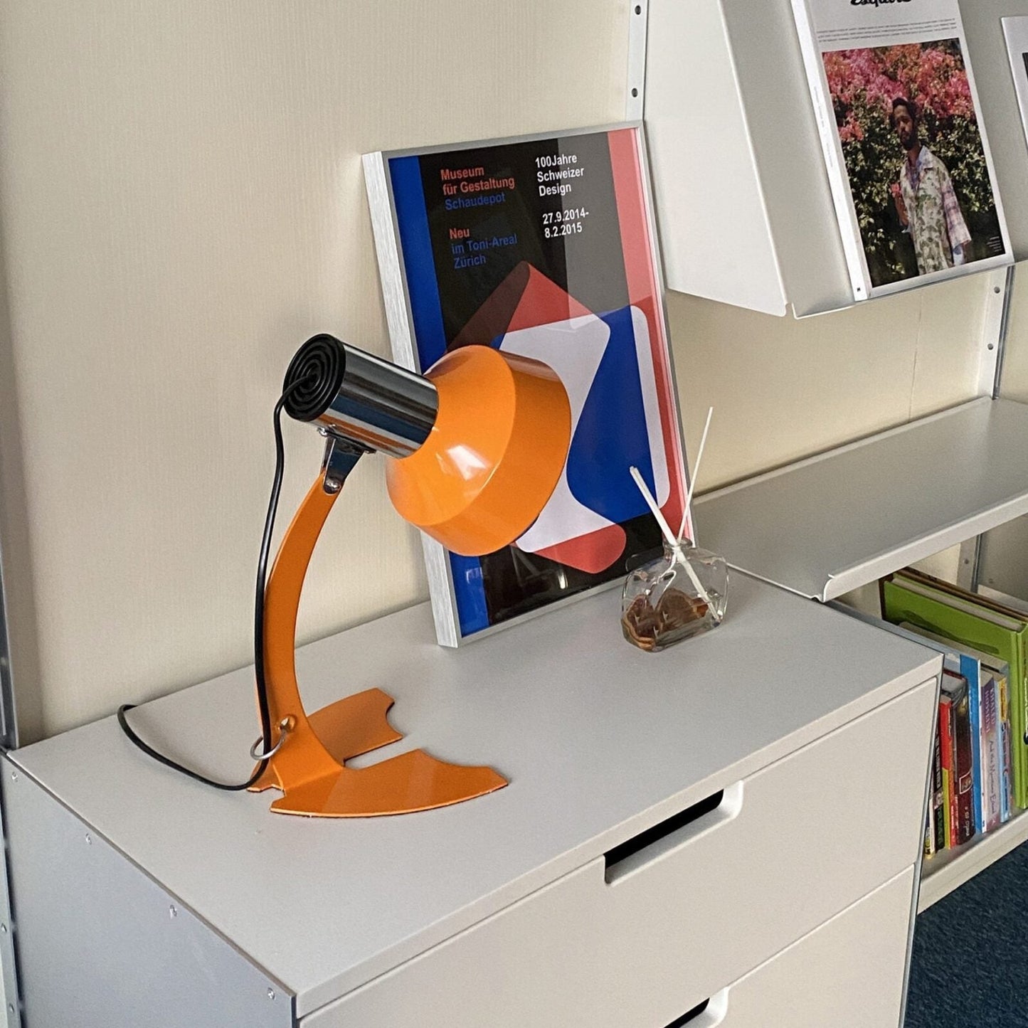 Vibrant Yellow Desk Lamp