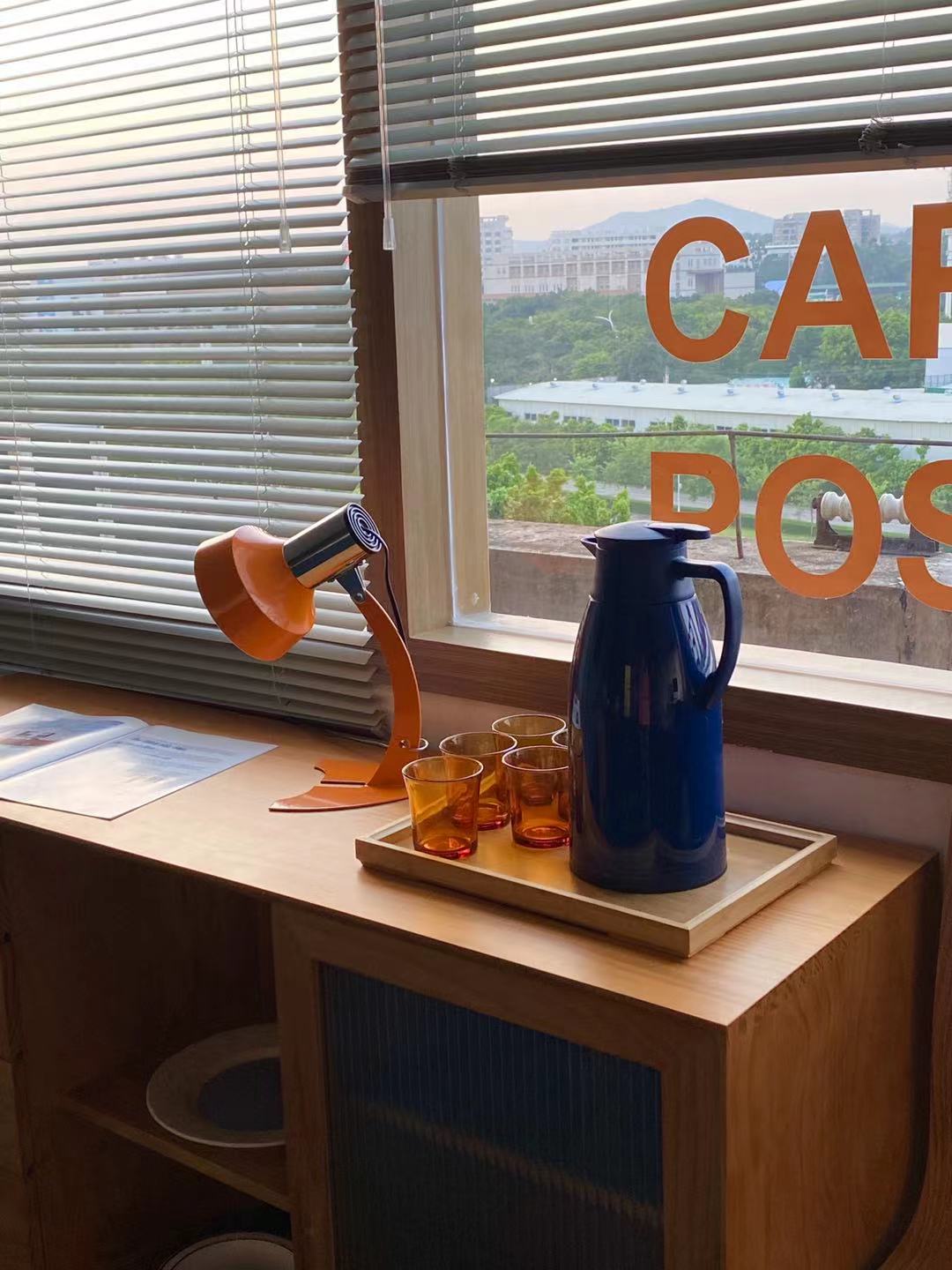Vibrant Yellow Desk Lamp