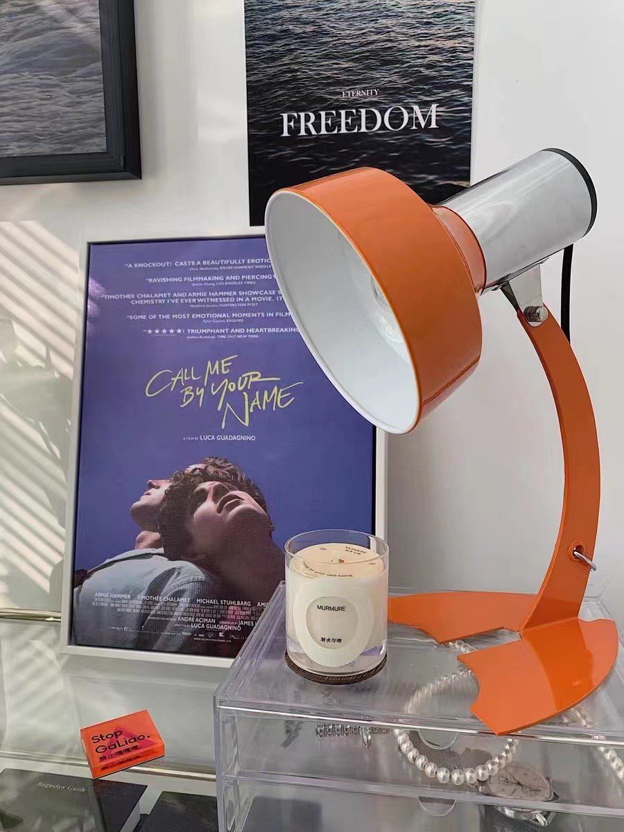 Vibrant Yellow Desk Lamp