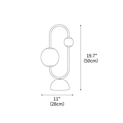 Dual Adjustable Desk Lamp 11'