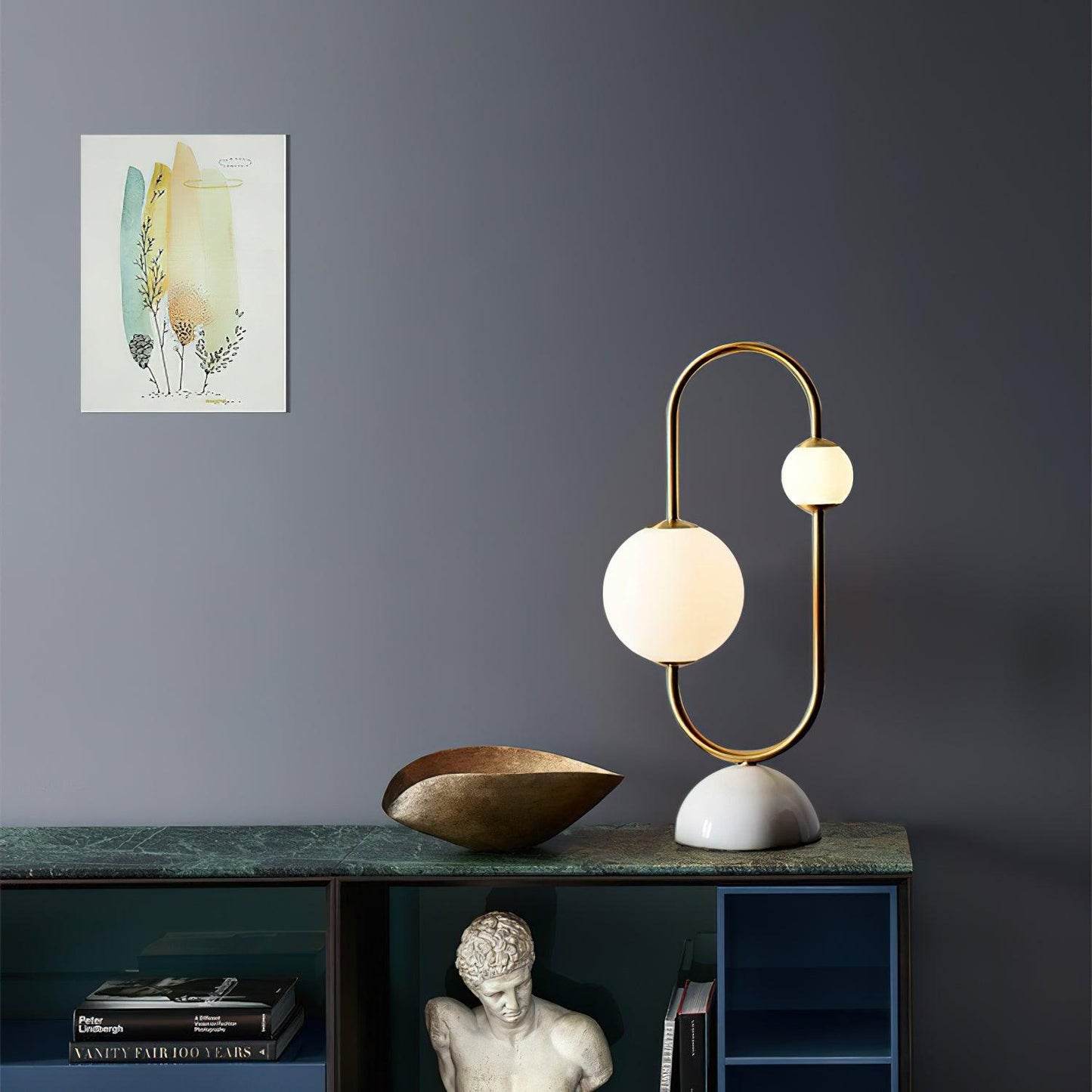 Dual Adjustable Desk Lamp 11'