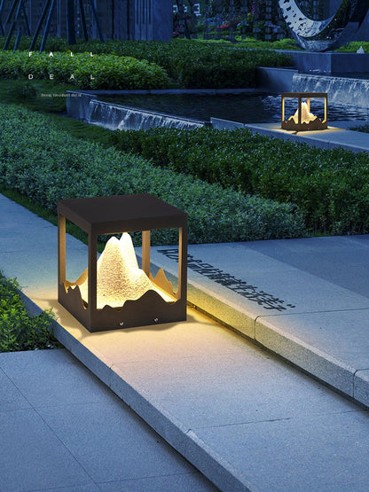 Bright Yard Solar Powered Lamp