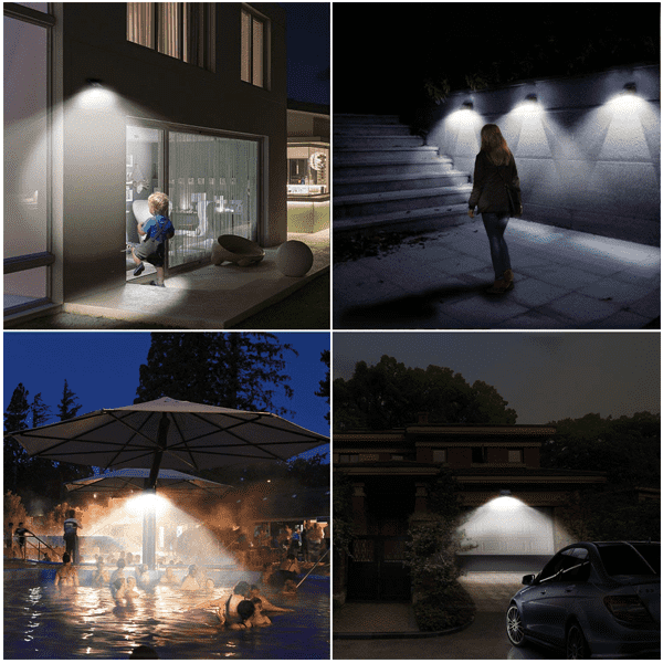 Wireless Motion Activated Security Lights