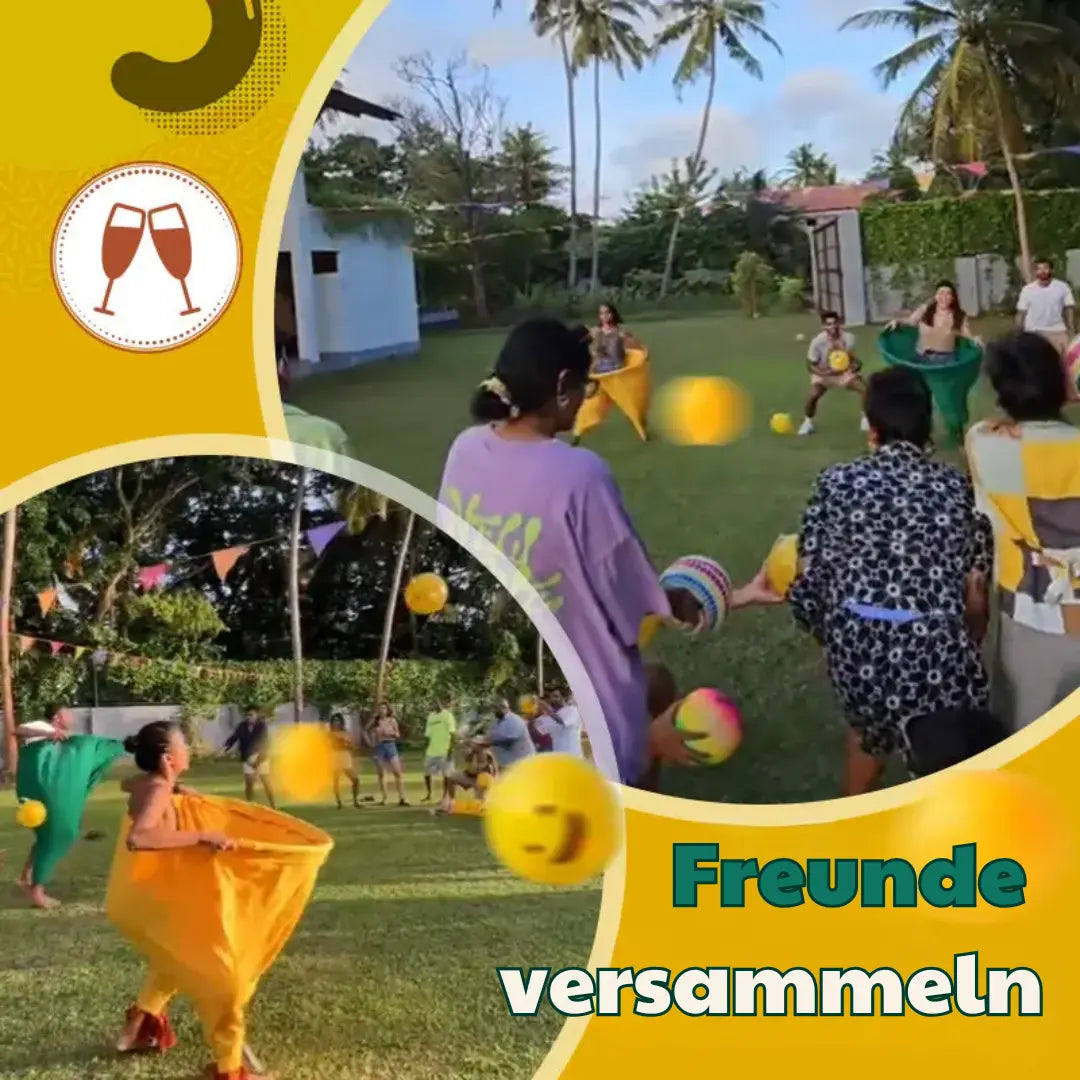 Fun Outdoor Party Game with Giant Inflatable Pants
