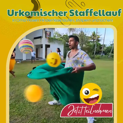 Fun Outdoor Party Game with Giant Inflatable Pants