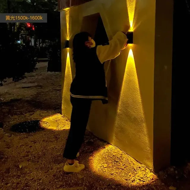 Outdoor Solar Powered LED Wall Lights