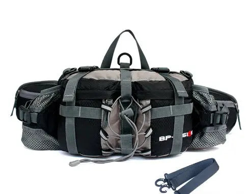 Waterproof Hiking Hip Pack - 5L Bum Bag with Zip Pockets - Cofik