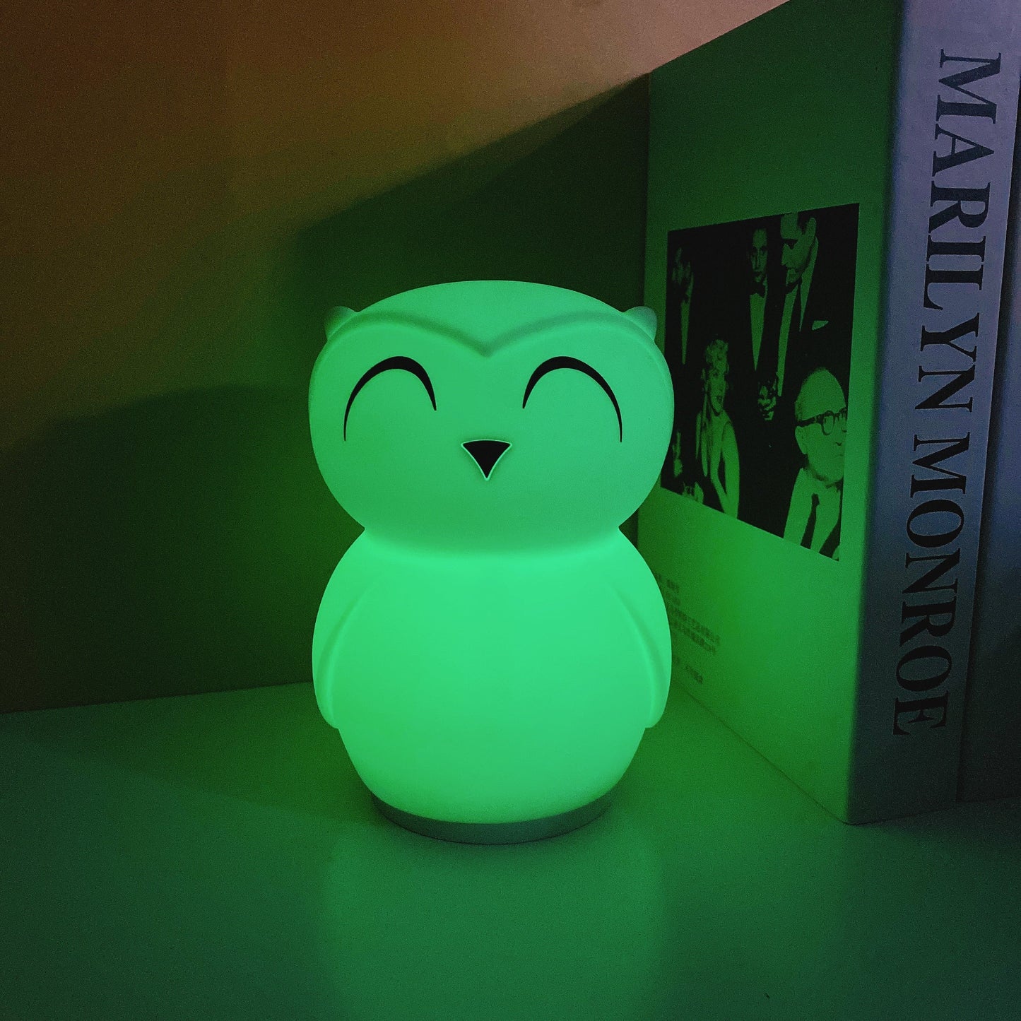 Rechargeable Cute Owl Bedroom Lamp