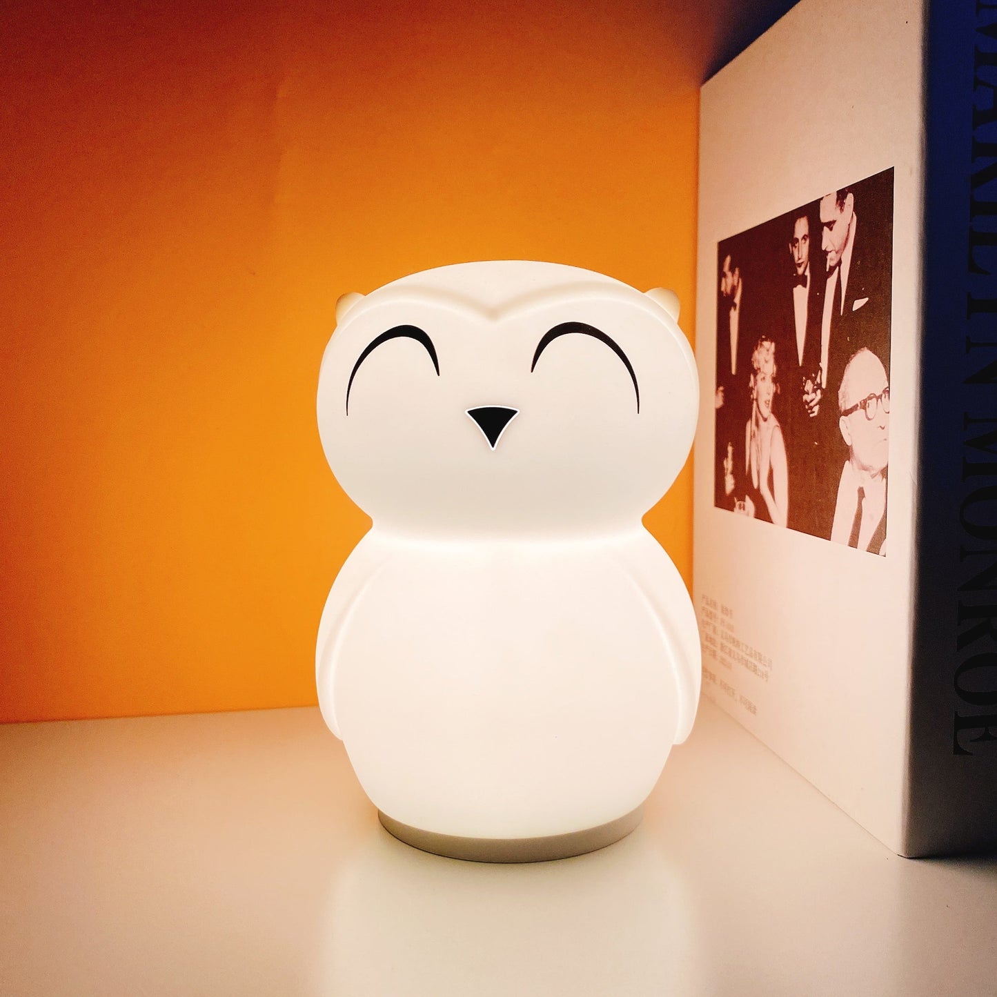 Rechargeable Cute Owl Bedroom Lamp