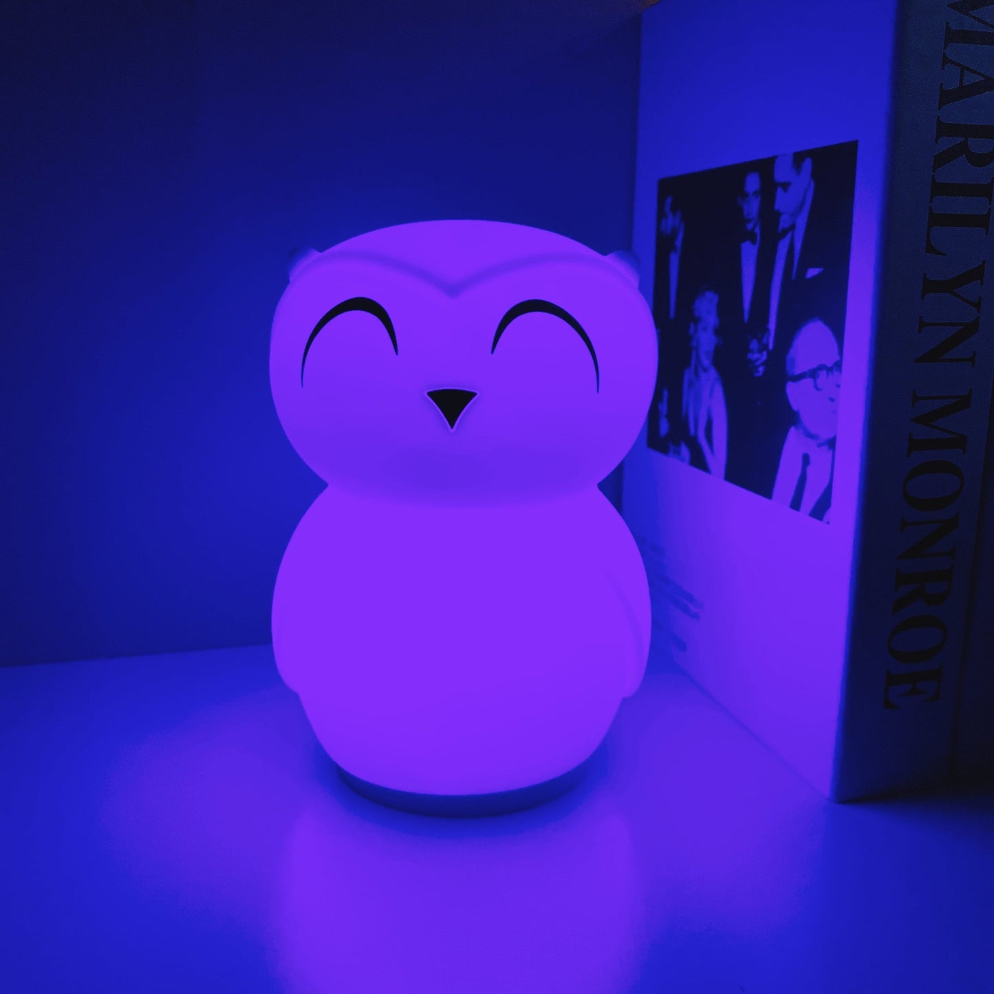 Rechargeable Cute Owl Bedroom Lamp