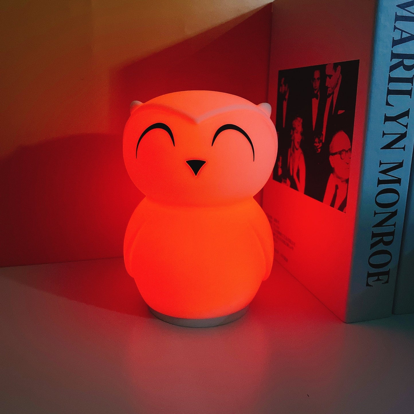 Rechargeable Cute Owl Bedroom Lamp