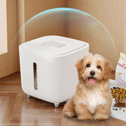 Airtight Pet Food Bin with Scoop