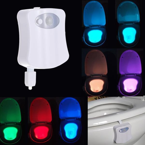 Brightness Adjustable LED Toilet Night Light