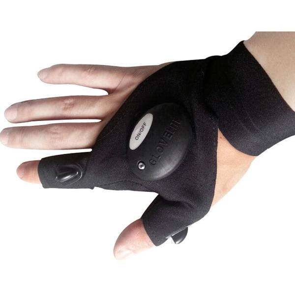Bright LED Work Gloves for Men