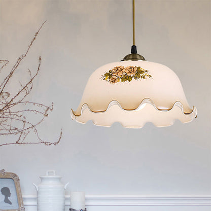Retro Floral Mini Hanging Lamp - Cofik