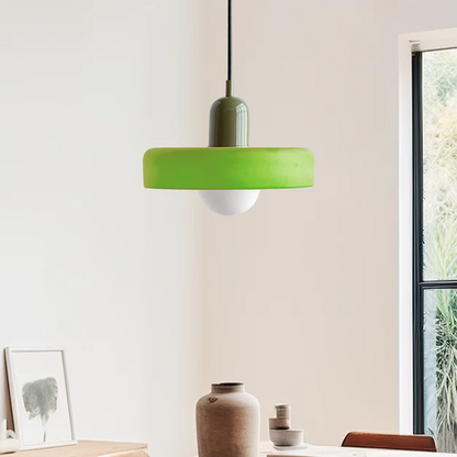 Vibrant Glass Hanging Lamp