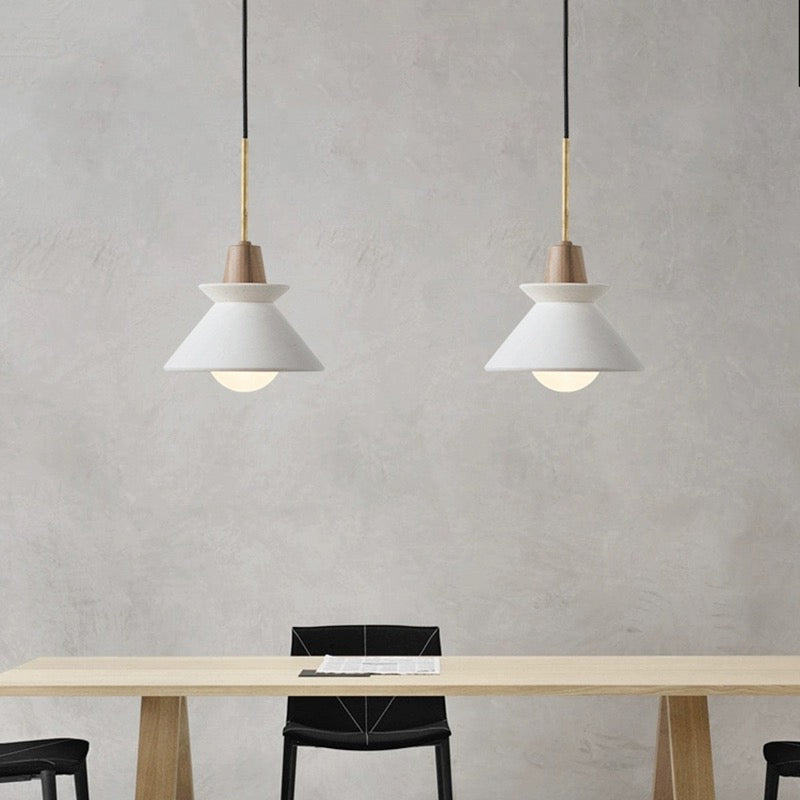 Sleek Minimalist Concrete Drop Light