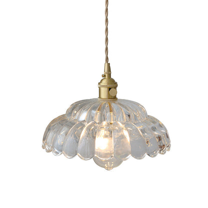 Classic Transparent Glass Drop Pendant Light