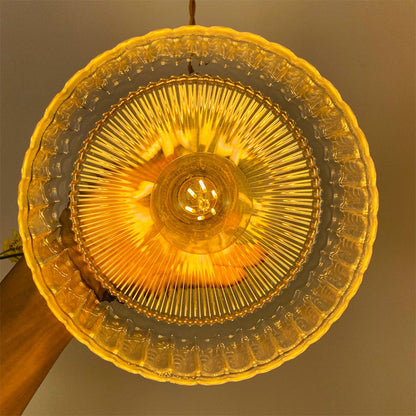 Classic Round Glass Drop Pendant Light