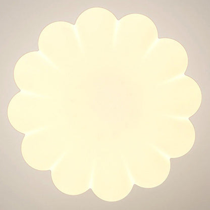 Small Orange Glass Pendant Light