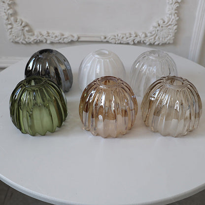 Vintage Floral Glass Hanging Lamp