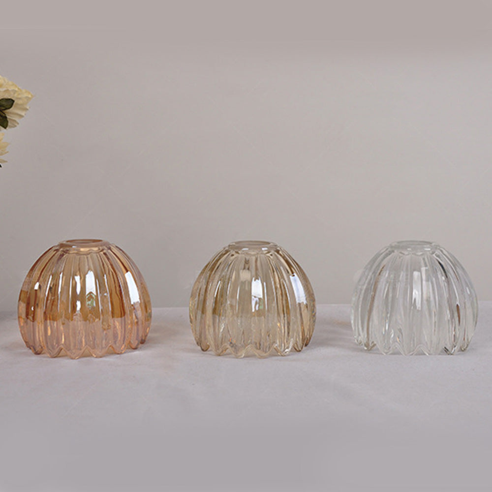 Vintage Floral Glass Hanging Lamp