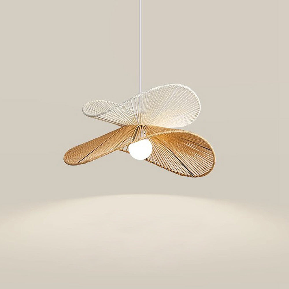 Simple Rustic Woven Pendant Lamp