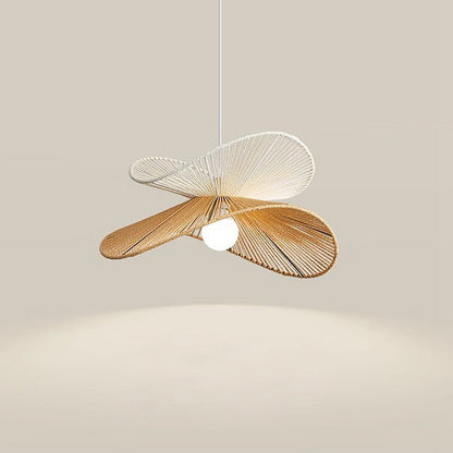 Simple Rustic Woven Pendant Lamp