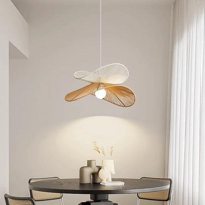 Simple Rustic Woven Pendant Lamp